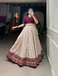 Load image into Gallery viewer, Wine Color Patola With Foil Print Rayon Cotton Co-ord Set Lehenga Choli Clothsvilla