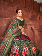 Load image into Gallery viewer, Brown Color Haydrabadi Patola Printed Dola Silk Lehenga Choli Clothsvilla