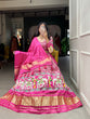 Load image into Gallery viewer, Pink Color Patola Printed Gaji Silk New Arrivals Lehenga Choli ClothsVilla