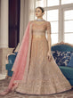 Load image into Gallery viewer, Peach Organza Designer Lehenga Choli Clothsvilla