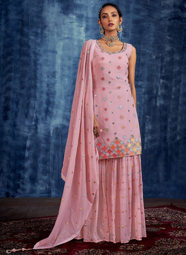 Handwork Readymade Salwar Kameez Clothsvilla