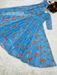 Load image into Gallery viewer, Floral Printed Sky Blue Color Designer Gown Clothsvilla