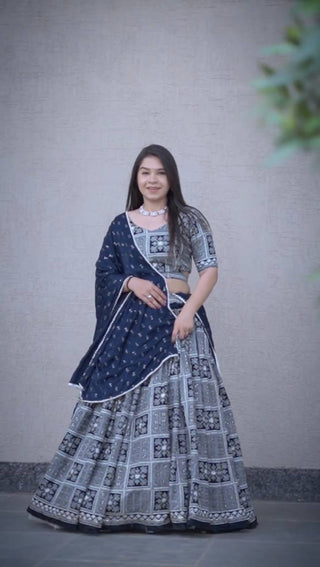 Marriage Special Blue Color Full Work Lehenga Choli Clothsvilla
