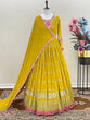Load image into Gallery viewer, Haldi Wear Yellow Color Sequence Work Gown Clothsvilla