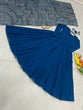 Load image into Gallery viewer, Teal Blue Color Gown With Heavy Sequence Work Dupatta Clothsvilla