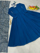 Load image into Gallery viewer, Teal Blue Color Gown With Heavy Sequence Work Dupatta Clothsvilla