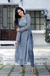 Load image into Gallery viewer, Gray Color Nayra cut Wonderful Kurti Clothsvilla
