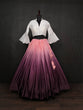 Load image into Gallery viewer, Gorgeous Shaded Lehenga Wine Color With Stylish Blouse Clothsvilla
