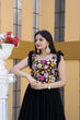 Load image into Gallery viewer, Party Wear Black Color Embroidered work Gown Clothsvilla