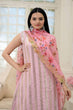 Load image into Gallery viewer, Wonderful  Light Pink Color Embroidery Work Sharara Suit
