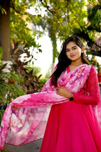 Load image into Gallery viewer, Captivating Pink Color Long Anarkali Gown