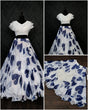 Load image into Gallery viewer, Beautiful Leaf Print Blue Color Lehenga With Blouse