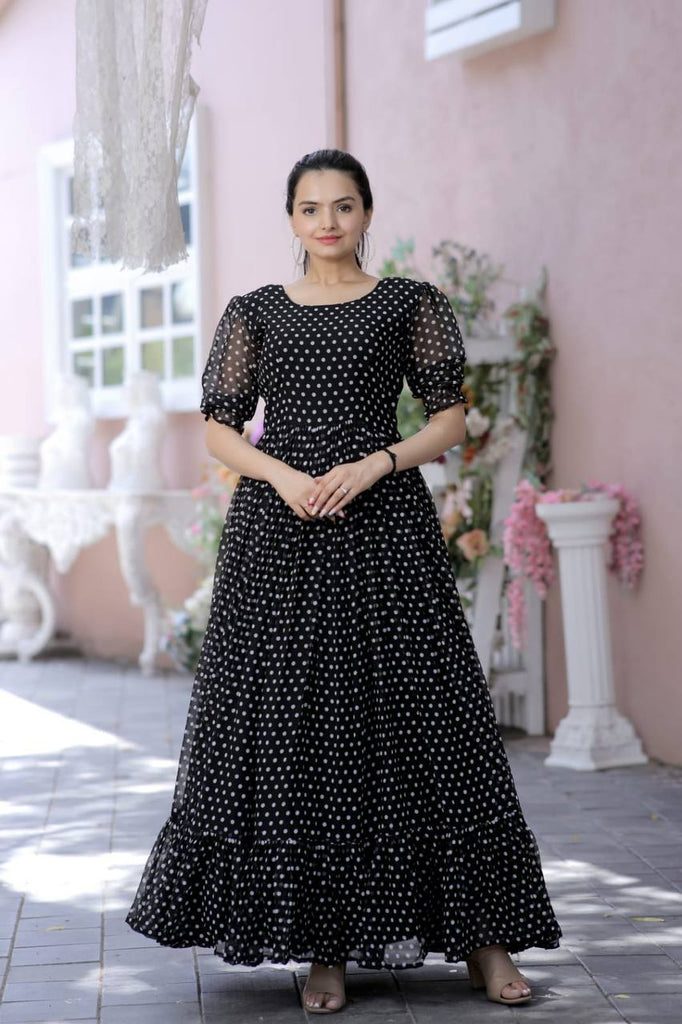 Buy Aarika Girls Black Colour Gown Online In India At Discounted Prices