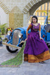 Load image into Gallery viewer, Purple Embroidery Work Gown With Stylish Dupatta