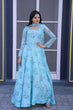 Load image into Gallery viewer, Festive Wear Sky Blue Color Color Gown