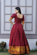 Load image into Gallery viewer, Mother-Daughter Maroon Color Beautiful Work Gown