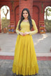 Load image into Gallery viewer, Fantastic Multi Sequins Work Yellow Color Gown