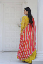 Load image into Gallery viewer, Occasion Wear Yellow Color Embroidered Work Gown