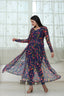 Casual Wear Digital Print Navy Blue Color Kurti Clothsvilla