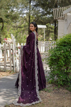 Load image into Gallery viewer, Party Wear Wine Color Plain Long Gown With Dupatta