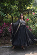 Load image into Gallery viewer, Attractive Black Color Sequence Work Anarkali Gown With Dupatta