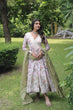 Load image into Gallery viewer, Mehendi Color Digital Print With Embroidery Work Anarkali Gown Clothsvilla