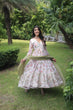 Load image into Gallery viewer, Mehendi Color Digital Print With Embroidery Work Anarkali Gown Clothsvilla