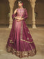 Pink and Magenta Silk Embroidered Lehenga Choli Clothsvilla