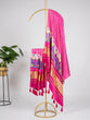 Load image into Gallery viewer, Pink &amp; White Color Digital Printed Gaji Silk Dupatta Clothsvilla