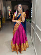 Load image into Gallery viewer, Pink Color Zari Weaving Work Narayan Pet Cotton South Indian Lehenga Clothsvilla