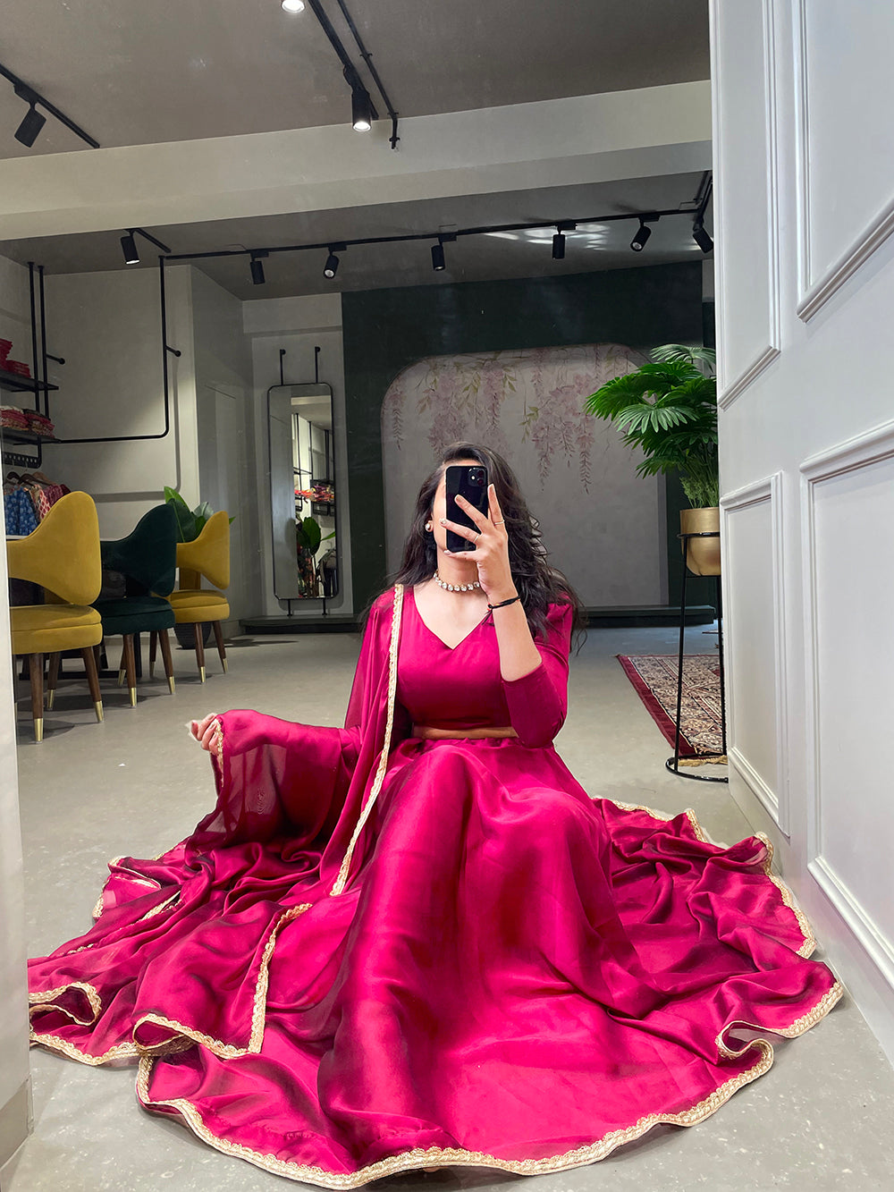Pink Color Simple Rangoli Silk Party Wear Lehenga Choli Clothsvilla