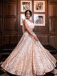 Load image into Gallery viewer, Pink Color Sequins And Thread Embroidery Work Georgette  Ready To Wear Lehenga Choli Set Clothsvilla