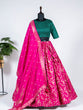 Load image into Gallery viewer, Pink Color Weaving work Jacquard Lehenga Choli Clothsvilla