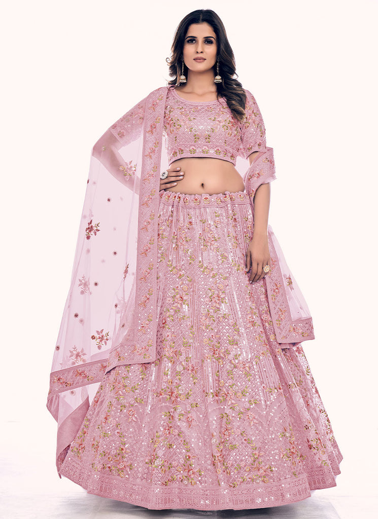 Wedding Long Choli Lehenga Clothsvilla