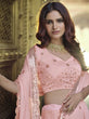 Load image into Gallery viewer, Pink Georgette Wedding Lehenga Choli Clothsvilla