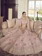 Load image into Gallery viewer, Pink Organza Festive Lehenga Choli Clothsvilla