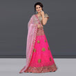 Load image into Gallery viewer, Pink Party Wear Sequins Embroidered Georgette Lehenga Choli Clothsvilla