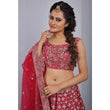 Load image into Gallery viewer, Pink Party Wear Sequins Embroidered Tapetta Lehenga Choli Clothsvilla