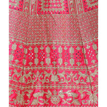 Load image into Gallery viewer, Pink Partywear Sequins Embroidered Heavy Silk Lehenga Clothsvilla