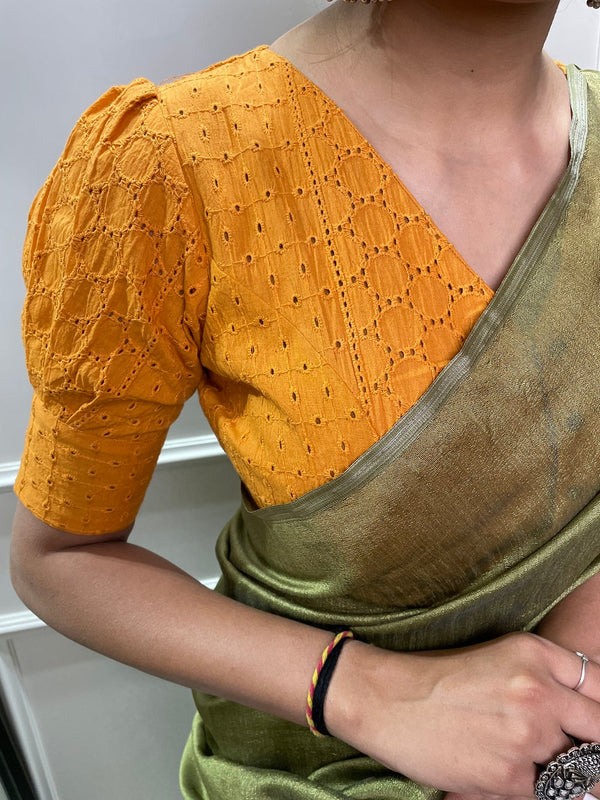 Mehendi Color Melanin Silk Saree Clothsvilla