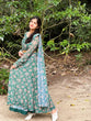 Load image into Gallery viewer, Green Color Digital Printed Georgette Gown Clothsvilla