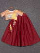 Load image into Gallery viewer, Maroon Color Pure Cotton Chaniya Choli Set Clothsvilla