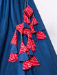 Load image into Gallery viewer, Navy Blue Color Pure Cotton Co-ord Set Lehenga Choli Clothsvilla