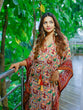 Load image into Gallery viewer, Maroon Color Bandhani Printed Pure Gaji Silk Kaftan Clothsvilla