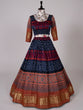 Load image into Gallery viewer, Navy Blue Color Bandhani Printed Pure Gaji Silk Navaratri Chaniya Choli Clothsvilla