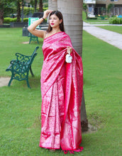 Load image into Gallery viewer, Pure Kanjeevaram #3 Dark Pink Clothsvilla