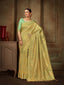 Pure Kanjeevaram Silk Maharani Light Green Clothsvilla