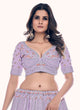 Load image into Gallery viewer, Trendy Lehenga Choli In Purple Color Clothsvilla