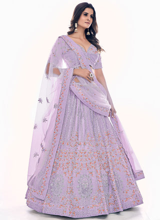 Trendy Lehenga Choli In Purple Color Clothsvilla