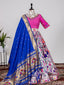 Purple Color Weaving Zari Work Jacquard Pethani Lehenga Choli Set Clothsvilla